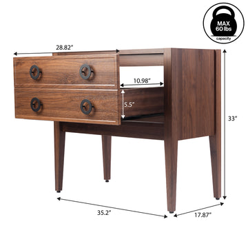 Corbin Modern Classic 1-Drawer Bath Vanity Base Only (Sink Basin Not Included)